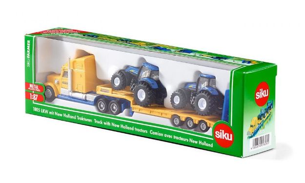 Bild von SIKU 1805 LKW mit New Holland Traktoren 1:87