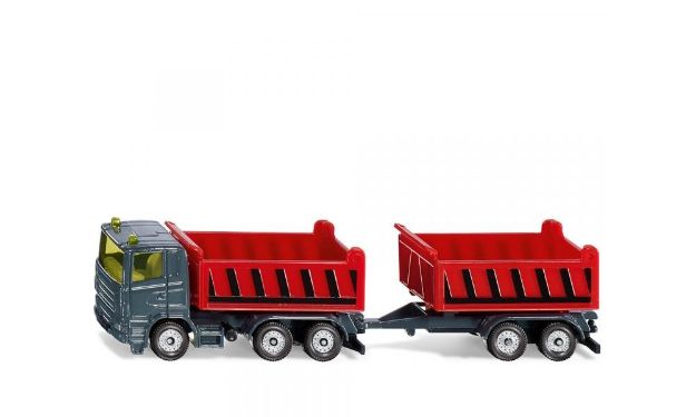 Bild von SIKU 1685 LKW mit Kippmulde und Kippanhänger