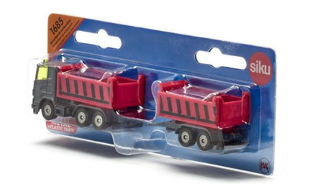 Bild von SIKU 1685 LKW mit Kippmulde und Kippanhänger