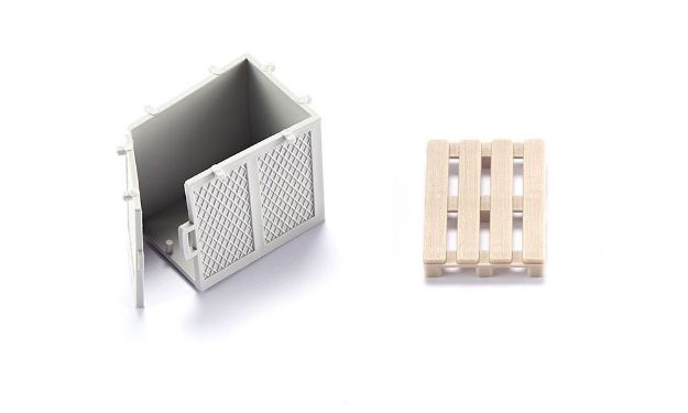 Bild von SIKU 1997 MAN LKW mit Kofferaufbau und Ladebordwand