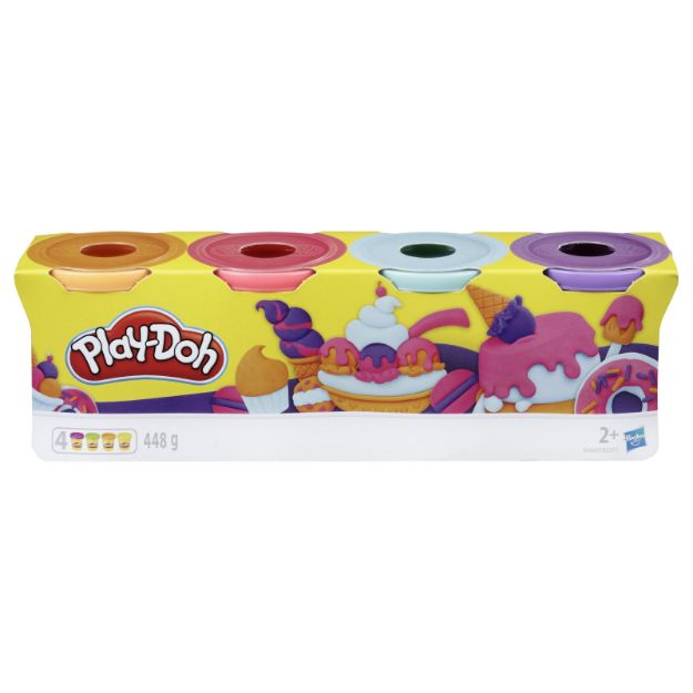 Bild von Hasbro B5517EU4 Play-Doh 4er Pack Knete - E4869ES0