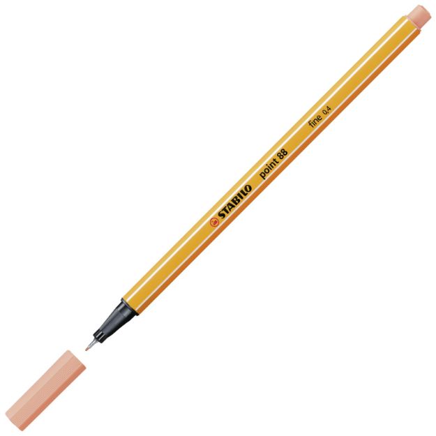 Bild von Fineliner - STABILO point 88 - 8er Etui - Pastellfarben - 88/8-01