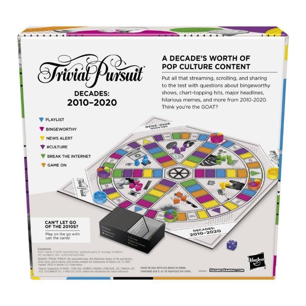 Bild von Hasbro F2706100 Trivial Pursuit Die 2010er
