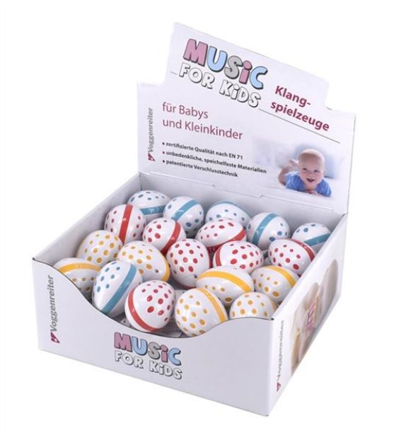 Bild von Baby Rassel-Ei - Eine Verkaufseinheit = 40 Stück - 1045