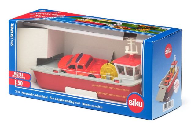 Bild von SIKU 2117 Feuerwehr Arbeitsboot