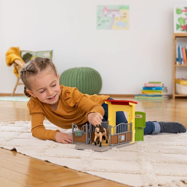 Bild von schleich® Farm World 42609 Ponybox mit Islandpferd Hengst