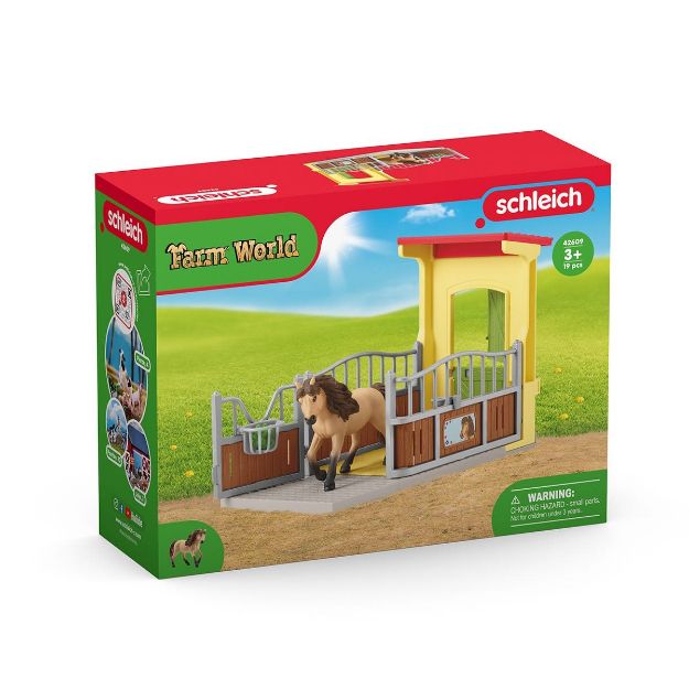 Bild von schleich® Farm World 42609 Ponybox mit Islandpferd Hengst