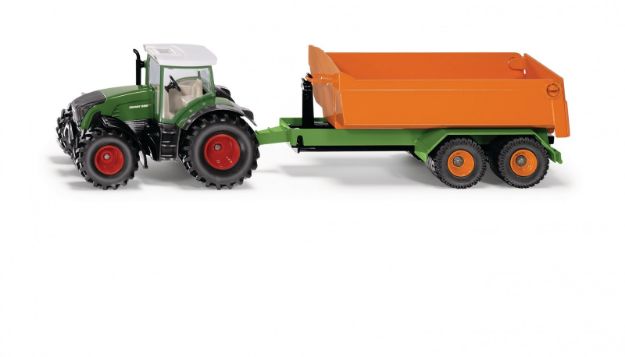 Bild von SIKU 1989 Fendt mit Hakenliftfahrgestellt und Mulde 1:50