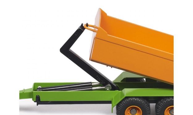 Bild von SIKU 1989 Fendt mit Hakenliftfahrgestellt und Mulde 1:50