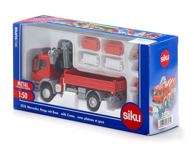 Bild von SIKU 3534 Mercedes Atego mit Kran 1:50