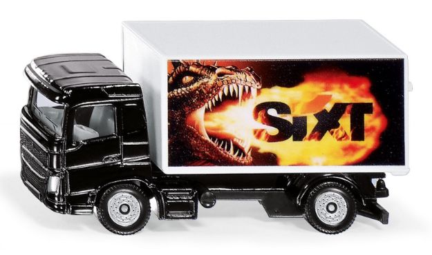 Bild von SIKU 1107 LKW mit Kofferaufbau Sixt