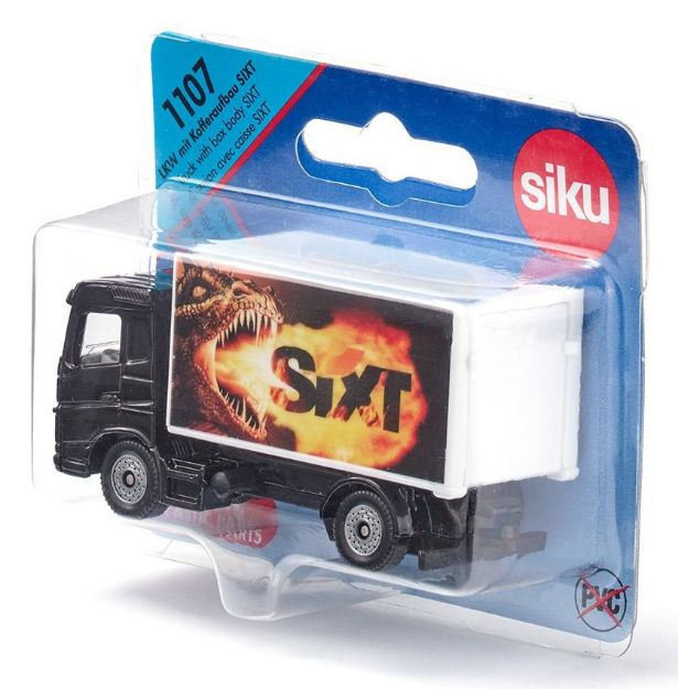 Bild von SIKU 1107 LKW mit Kofferaufbau Sixt