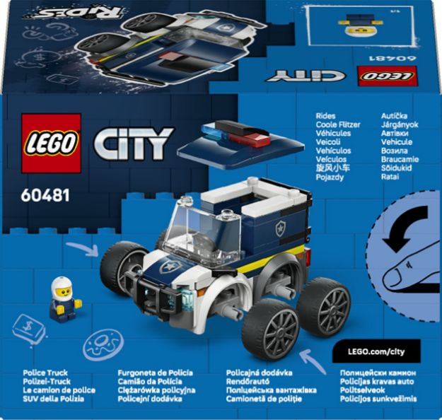 Bild von LEGO® City Brick Rides - 60481 Coole Flitzer – Polizei-Truck