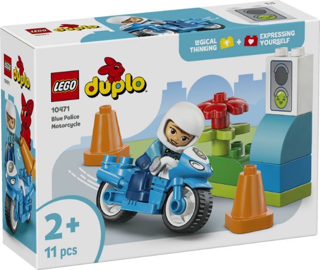 Bild von LEGO® DUPLO® - 10471 Blaues Polizeimotorrad