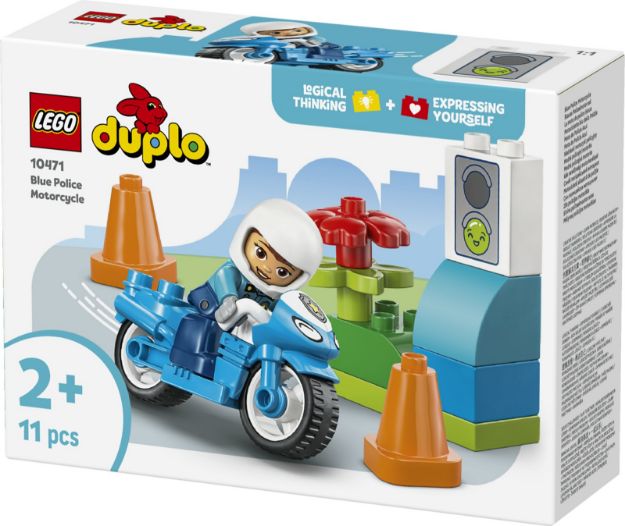 Bild von LEGO® DUPLO® - 10471 Blaues Polizeimotorrad