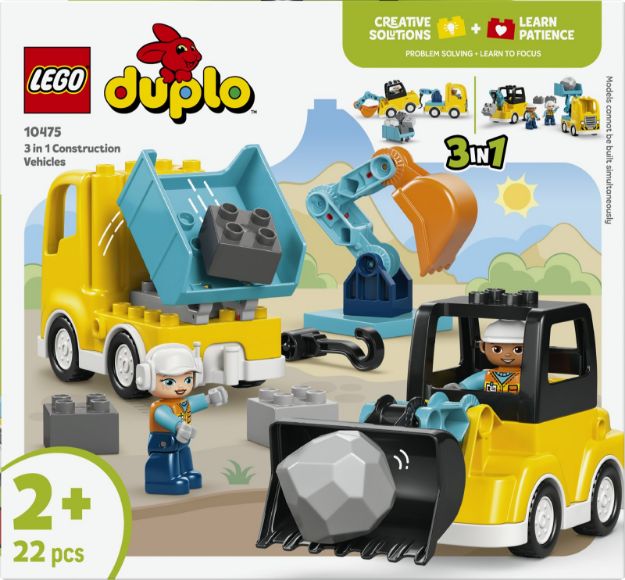 Bild von LEGO® DUPLO® - 10475 Baufahrzeuge – 3-in-1-Set