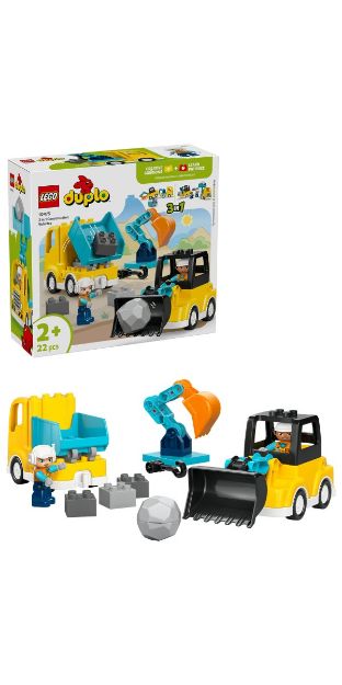 Bild von LEGO® DUPLO® - 10475 Baufahrzeuge – 3-in-1-Set