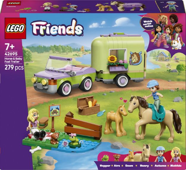 Bild von LEGO® Friends - 42695 Pferd und Fohlen mit Pferdeanhänger