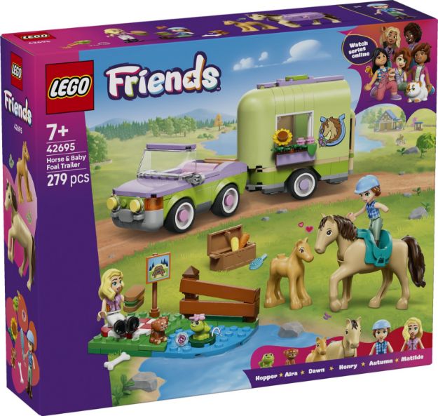 Bild von LEGO® Friends - 42695 Pferd und Fohlen mit Pferdeanhänger