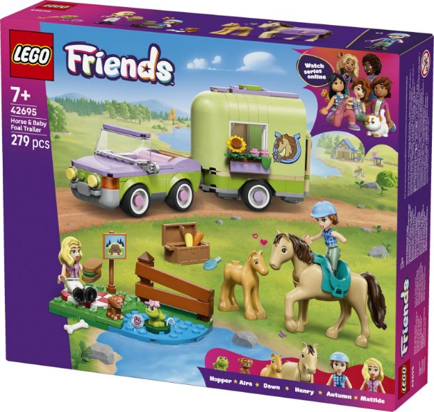 Bild von LEGO® Friends - 42695 Pferd und Fohlen mit Pferdeanhänger