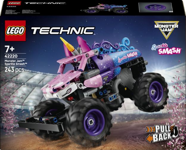 Bild von LEGO® Technic - 42220 Monster Jam™ Sparkle Smash™ mit Rückziehmotor