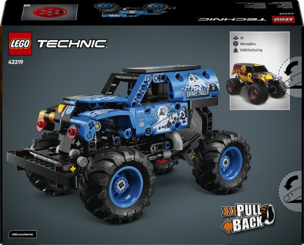 Bild von LEGO® Technic - 42219 Monster Jam™ Grave Digger™ Feuer und Eis