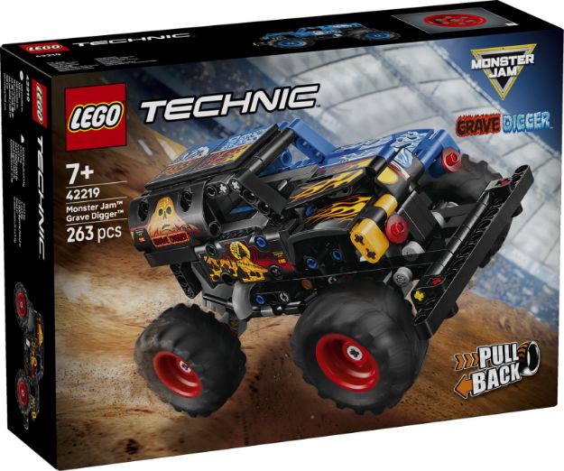 Bild von LEGO® Technic - 42219 Monster Jam™ Grave Digger™ Feuer und Eis