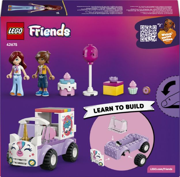 Bild von LEGO® Friends - 42675 Einhorn-Kuchenlieferwagen