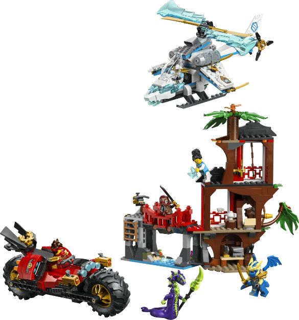 Bild von LEGO® NINJAGO - 71857 Showdown am Baumhaus mit dem Ninja-Bike