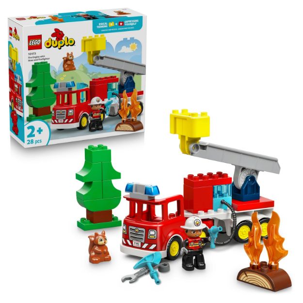 Bild von LEGO® DUPLO® - 10473 Löschauto mit Schlauch und Feuerwehrmann