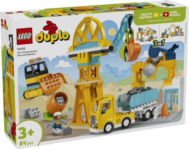 Bild von LEGO® DUPLO® - 10476 Baustelle mit Baufahrzeugen – 3-in-1-Set
