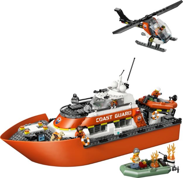 Bild von LEGO® City Exploration - 60504 Rettungsboot der Küstenwache mit Hubschrauber