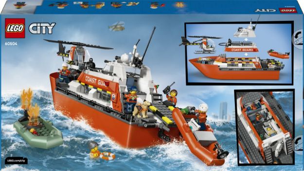 Bild von LEGO® City Exploration - 60504 Rettungsboot der Küstenwache mit Hubschrauber
