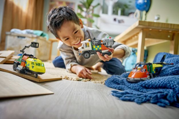 Bild von LEGO® City Fahrzeuge - 60505 Kombinationsset mit Flugzeug, Wartungsfahrzeug und Luftkissenboot