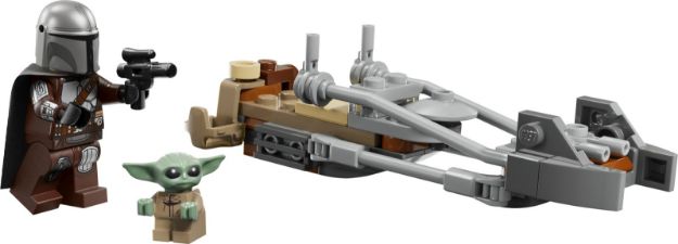 Bild von LEGO® Star Wars™ - 75436 Der Mandalorianer und Grogu auf ihrem Speeder Bike™