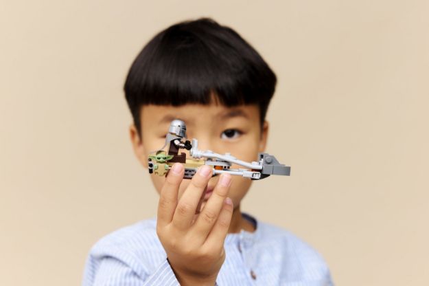 Bild von LEGO® Star Wars™ - 75436 Der Mandalorianer und Grogu auf ihrem Speeder Bike™