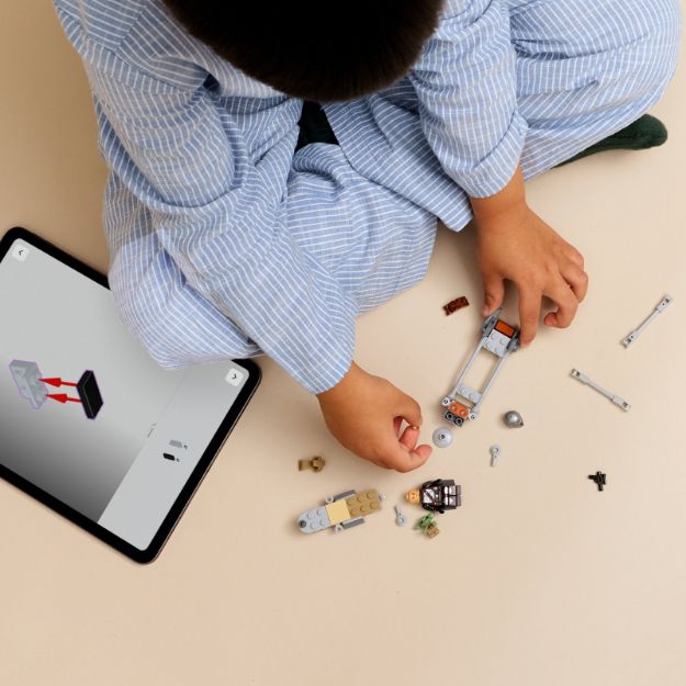 Bild von LEGO® Star Wars™ - 75436 Der Mandalorianer und Grogu auf ihrem Speeder Bike™