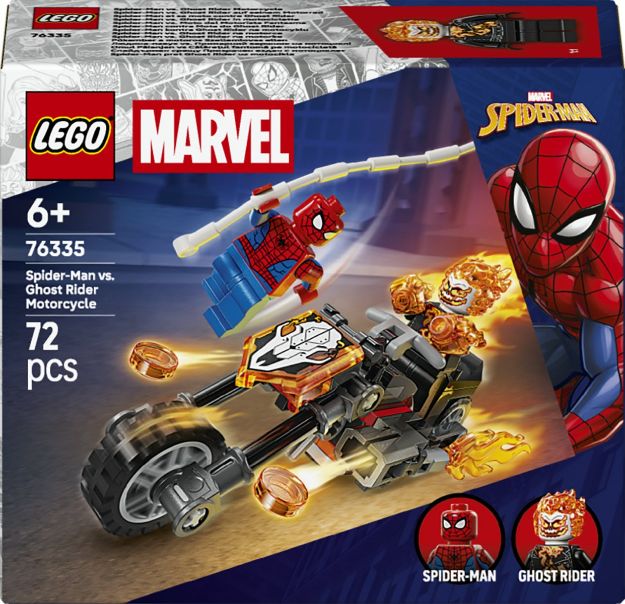 Bild von LEGO® Marvel Super Heroes™ - 76335 Spider-Man vs. Ghost Rider auf seinem Motorrad