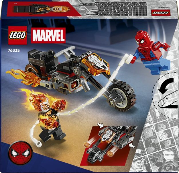 Bild von LEGO® Marvel Super Heroes™ - 76335 Spider-Man vs. Ghost Rider auf seinem Motorrad