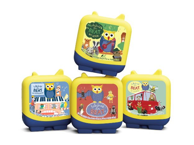 Bild von VÖ 09.04.2026 Tonies -448- Pocket Tonies Set - Eule findet den Beat - 11003994