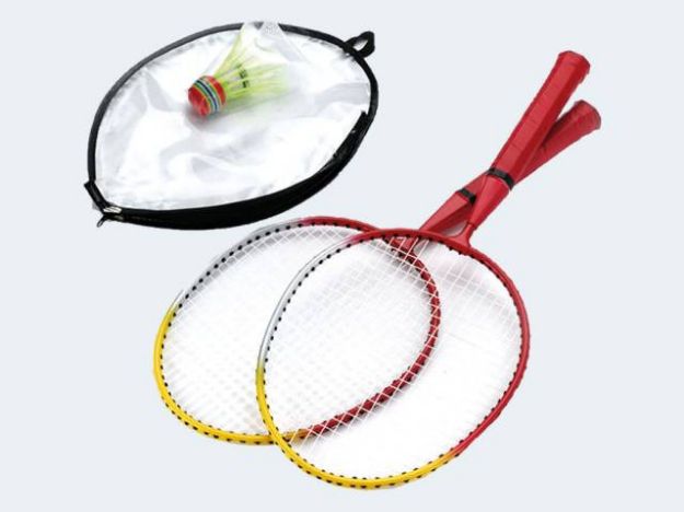 Bild von Federballset für Kinder 2 Schläger 1 Ball Hülle - 74171