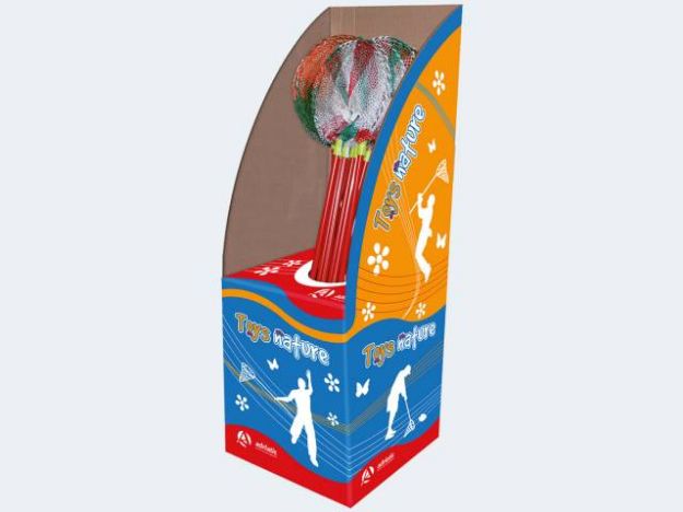 Bild von Kescher rund Metallstab 95cm - Eine Verkaufseinheit = 12 Stück - 1001