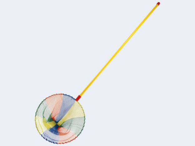 Bild von Kescher rund Metall 120cm Länge - 1003