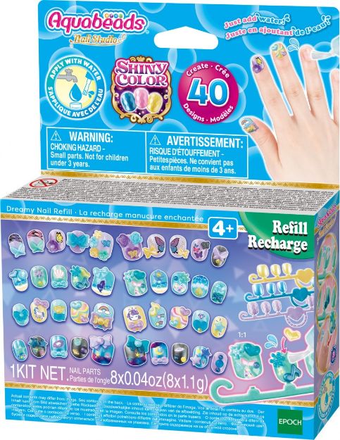 Bild von Aquabeads 35009 Fingernägel Nachfüllset Blau-Grün