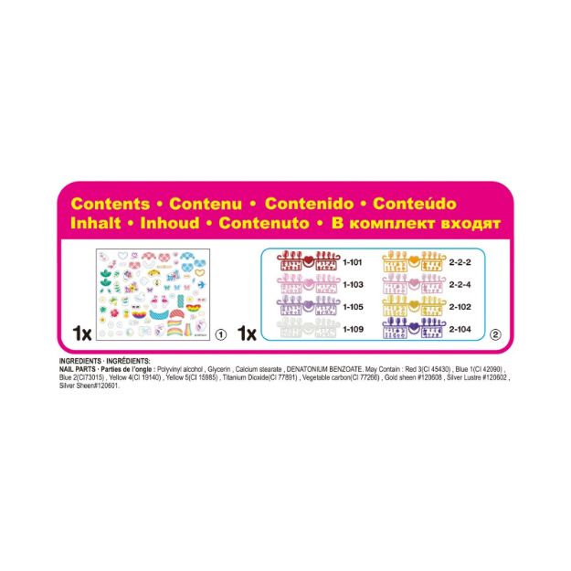 Bild von Aquabeads 35009 Fingernägel Nachfüllset Blau-Grün