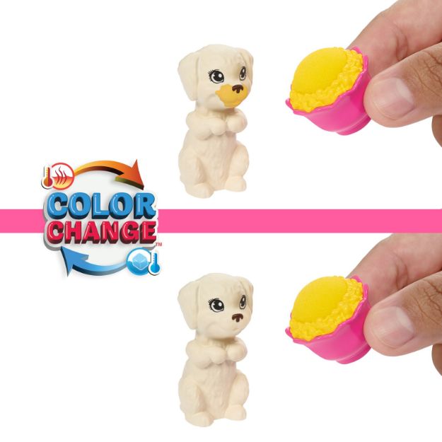 Bild von Barbie Puppe und Welpen Pyjama-Party-Spielset