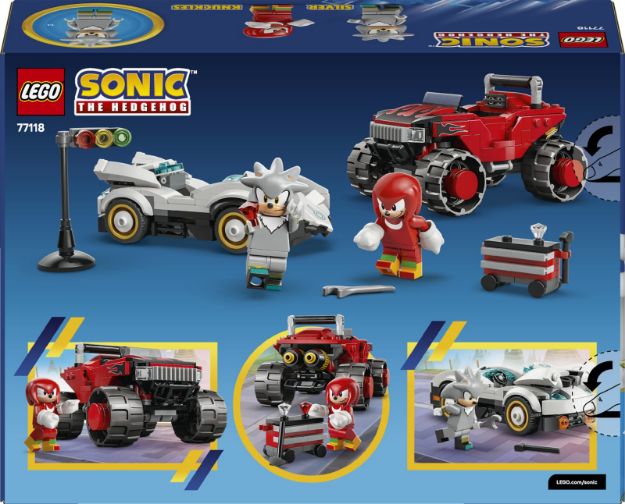 Bild von LEGO® Sonic - 77118 Silvers Auto vs. Knuckles' Monstertruck