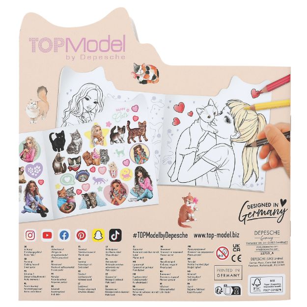 Bild von 12713 - TOPModel Kitty Malbuch figürlich KITTY and DOGGY