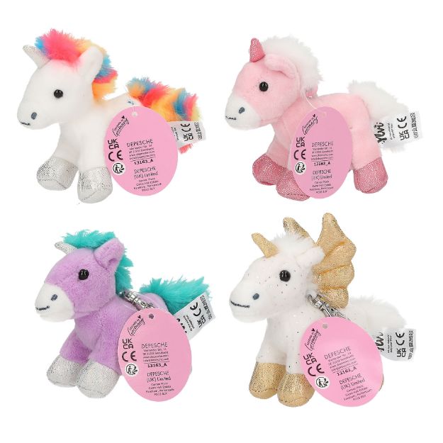 Bild von 13163 - Ylvi Plüschanhänger Einhorn
