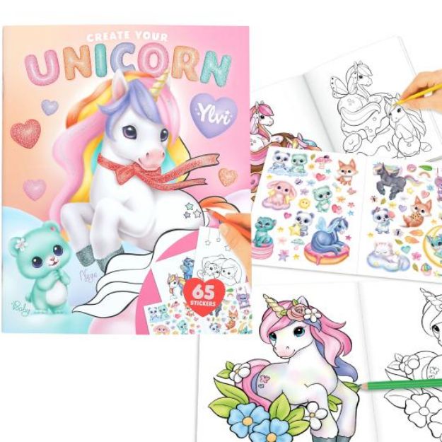 Bild von 14209 - Ylvi Create your Unicorn Malbuch